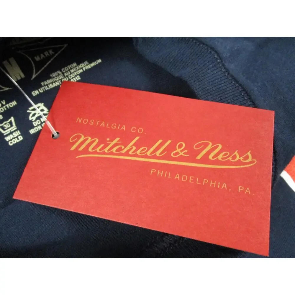 Boston Red Sox Shirt Men Med Blue MLB Baseball Cooperstown Mitchell Ness 1389-90 - Picture 6 of 10